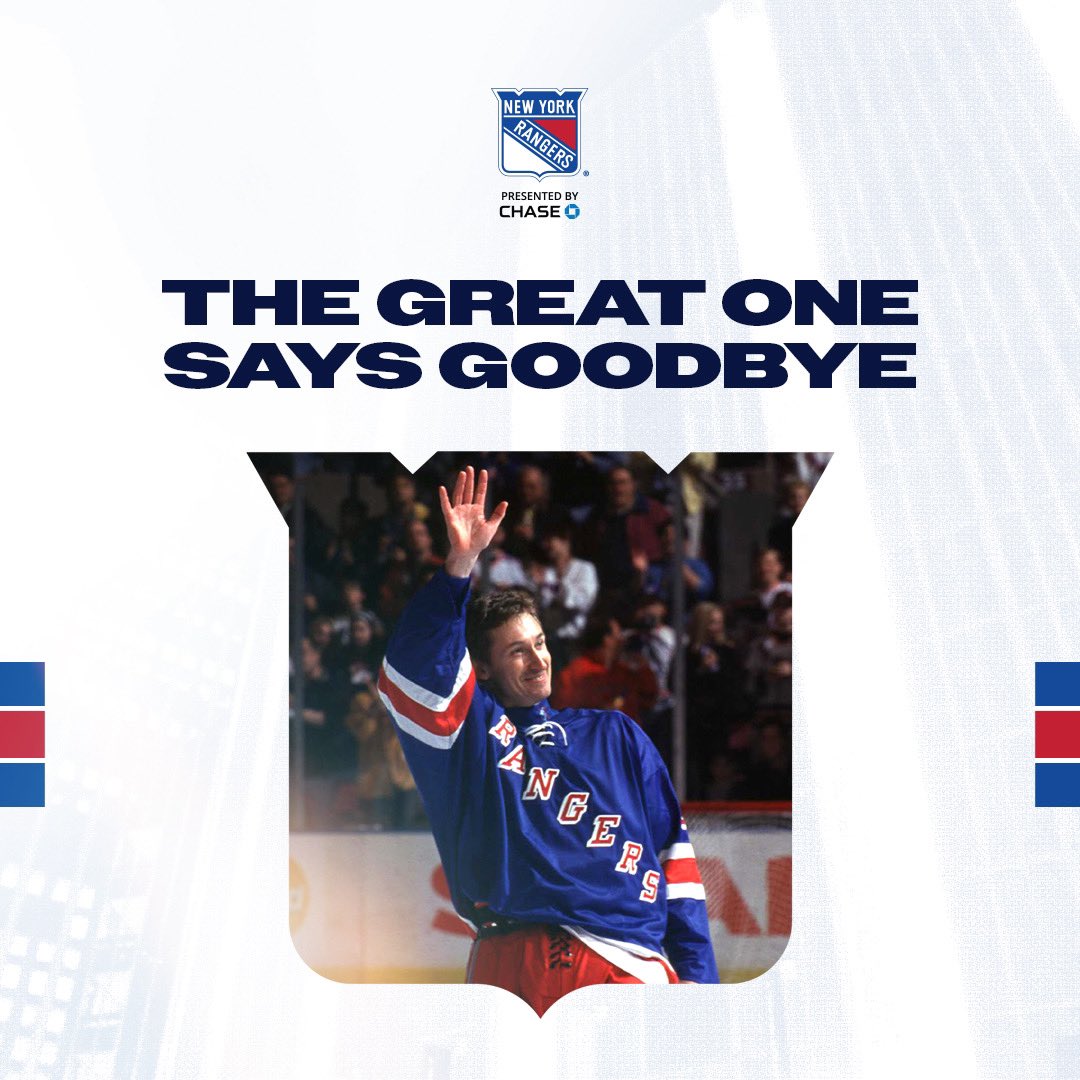 “If you give an honest effort, play to the best of your ability, and play as hard as you can each and every night, the people [in New York] will back you.“ The Great One reflects on his memorable time as a #NYR and final NHL game: nyrange.rs/4aDf6Up