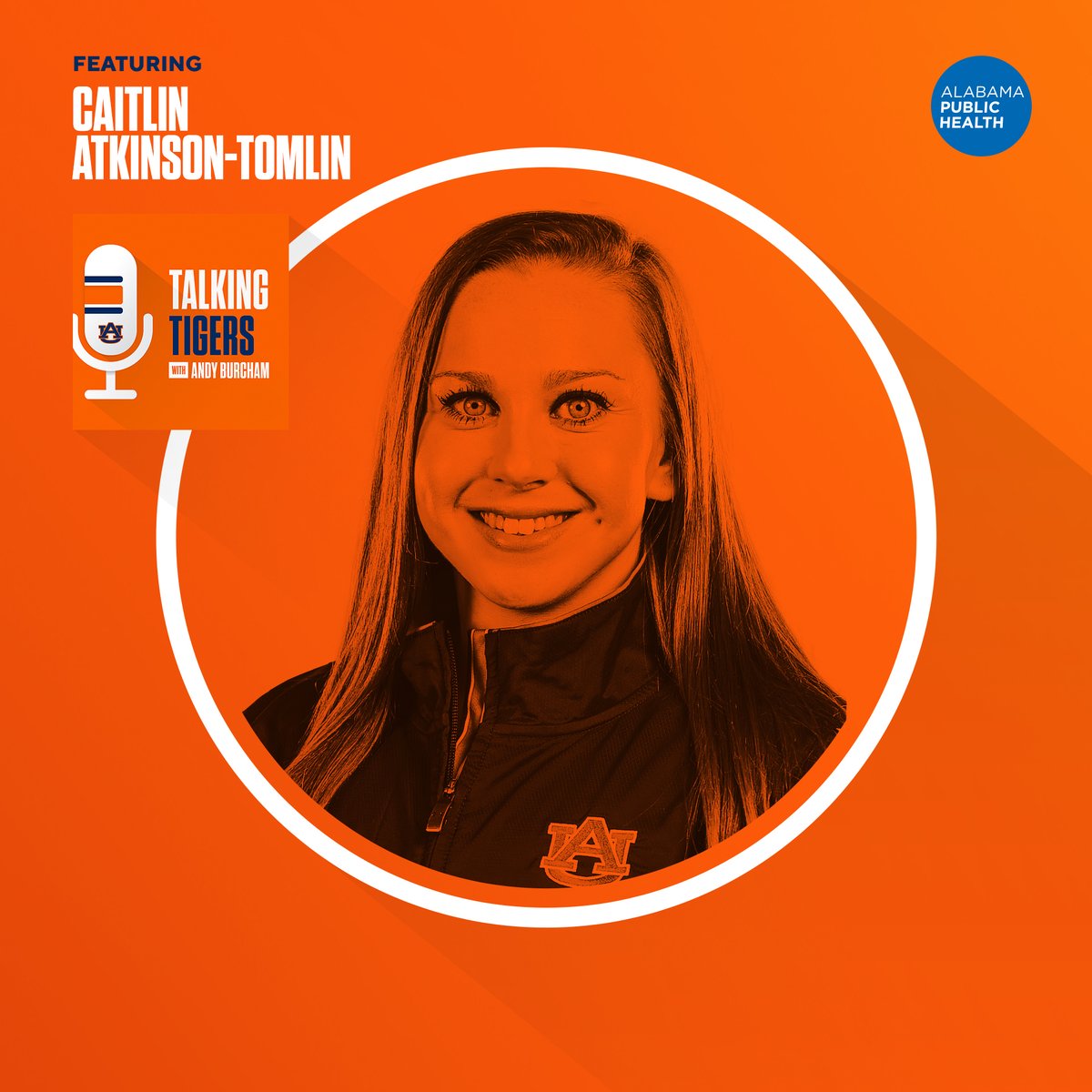The Talking Tigers Podcast with <a href="/aburcham04/">Andy Burcham</a>, presented by <a href="/ALPublicHealth/">Alabama Public Health</a>, features former <a href="/AuburnGym/">Auburn Gymnastics</a> All American <a href="/cmtomlin17/">Caitlin Tomlin</a>, Monday morning. She was part of the most recent Tiger Trail class with <a href="/TakeoSpikes51/">Takeo Spikes, MBA</a> <a href="/Kasey_Cooper13/">Kasey Cooper</a> &amp; Cliff Ellis.