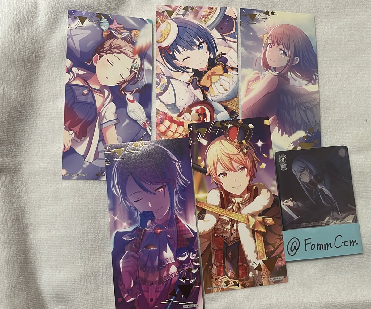 FommCtm's tweet photo. プロセカ 交換 アニメイト 特典 カード

譲：☆司 ☆類 みのり 遥 穂波

求：同種絵名、瑞希

☆は1：2の交換のみ
郵送希望
検索からでもお気軽にお声掛けください。
よろしくお願いします🙇‍♀️ https://t.co/9vTQK0MhjK