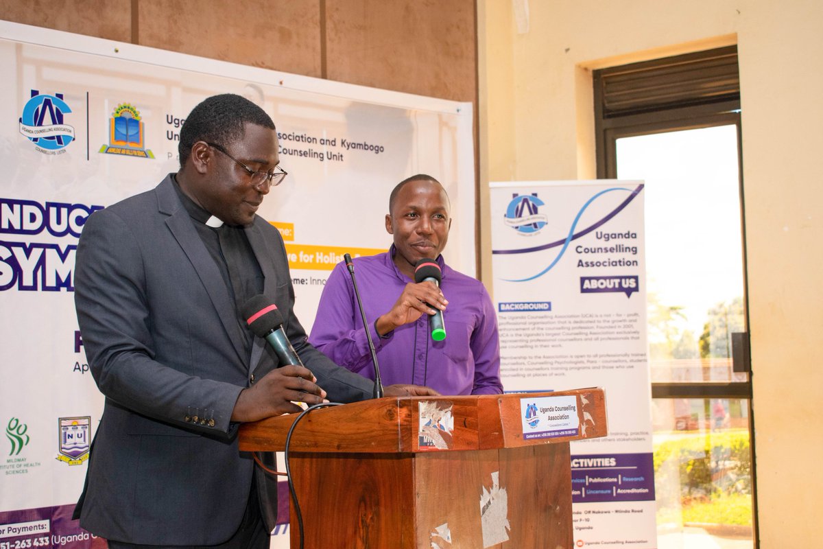AshirafMCC1's tweet photo. It was an honor and privilege to share the stage with @MugaluNathan ,while advocating for mental health among young adults during the student symposium @kyambogou. Great thanks @counsellingug for organizing such amazing sessions.
#MentalHealthMatters https://t.co/kzl9VZUrmE