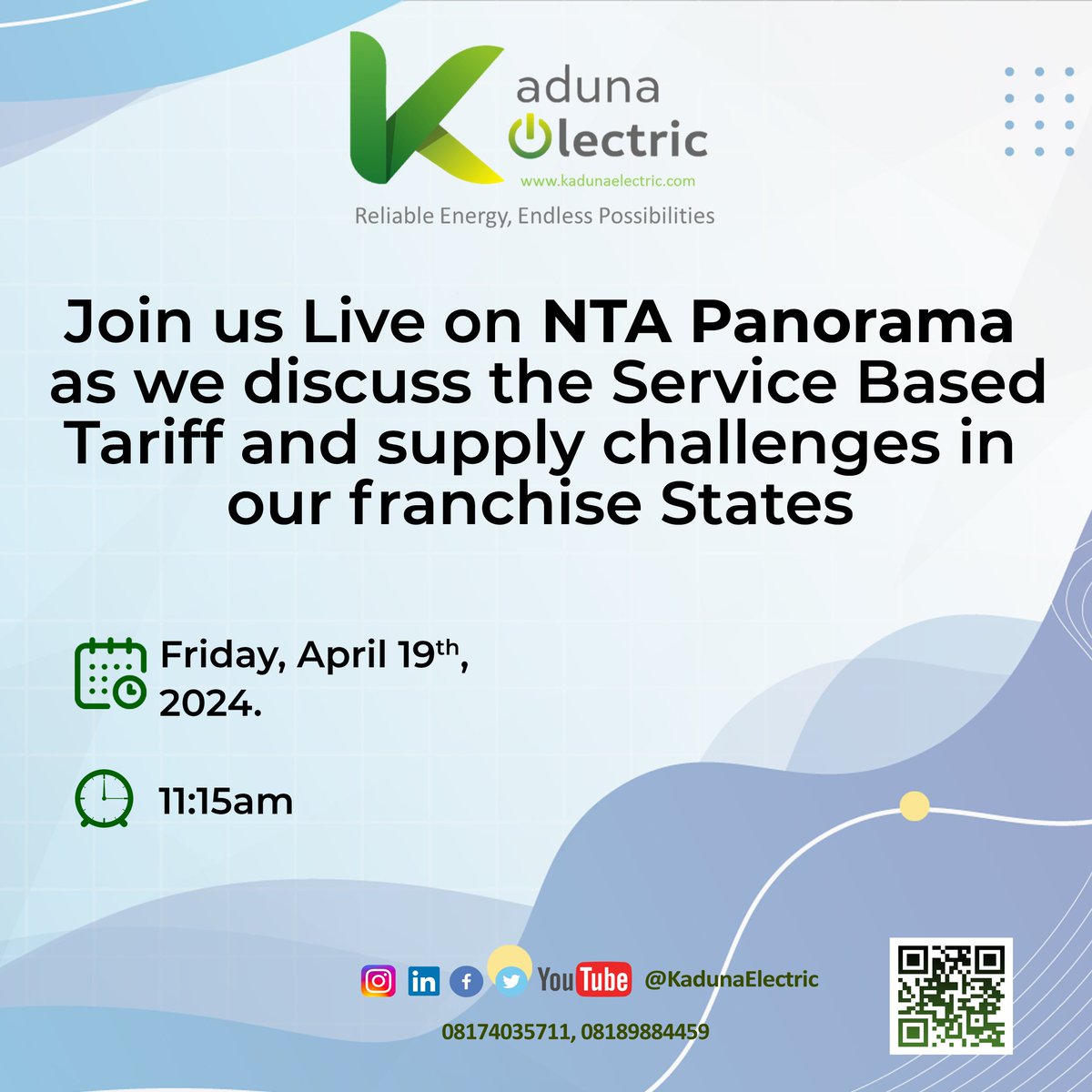 Join us on NTA Panorama tomorrow, 19th April, 2024.