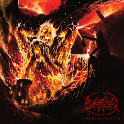 Doom death metalová láva, vyvěrající ze samotného podsvětí! Krvavý otisk démonů! BARON - Beneath the Blazing Abyss (2024): barondm.bandcamp.com/album/beneath-… Recenze brzy na: deadlystormzine.com .@deadlystormzine #deathmetal #baron #NewAlbum #doommetal .@transcendingobs