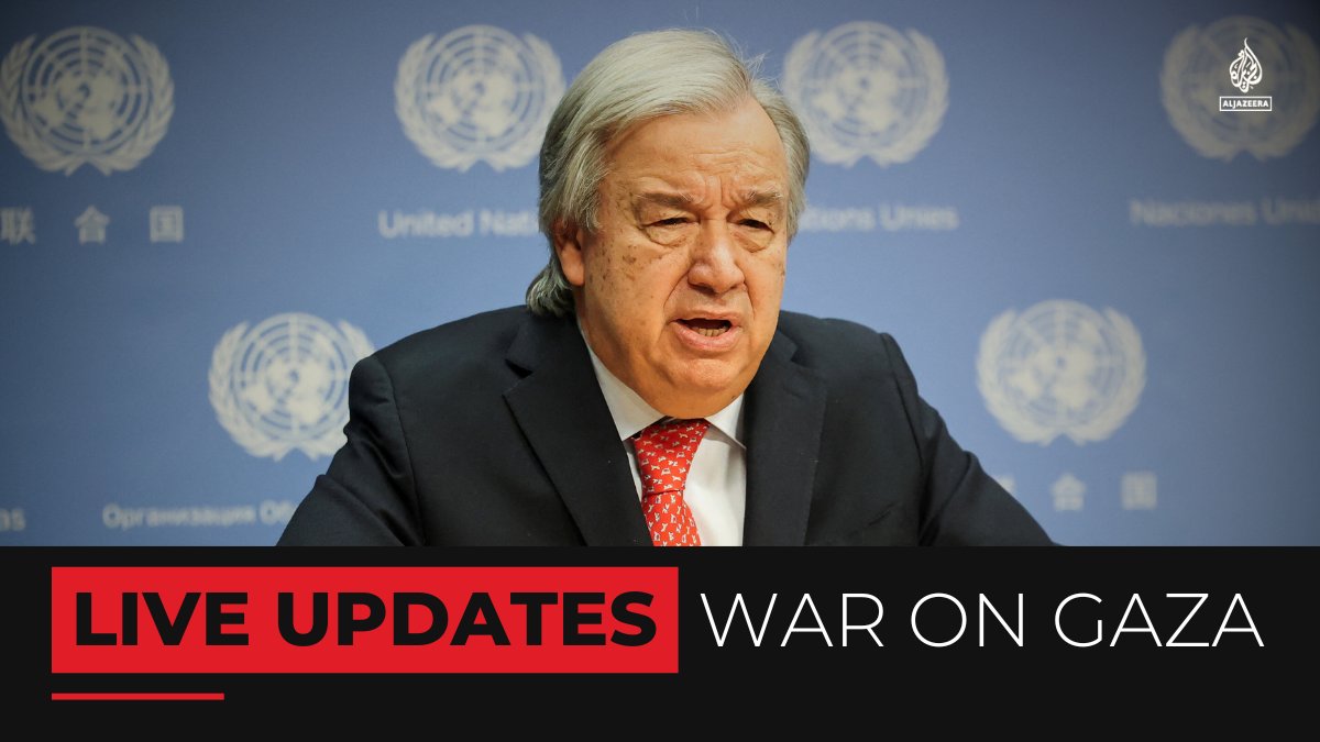 UN chief Antonio Guterres says that more than six months of Israel’s war in Gaza has created a “humanitarian hellscape” and escalated regional tensions. 🔴 LIVE updates: aje.io/ea9iqs