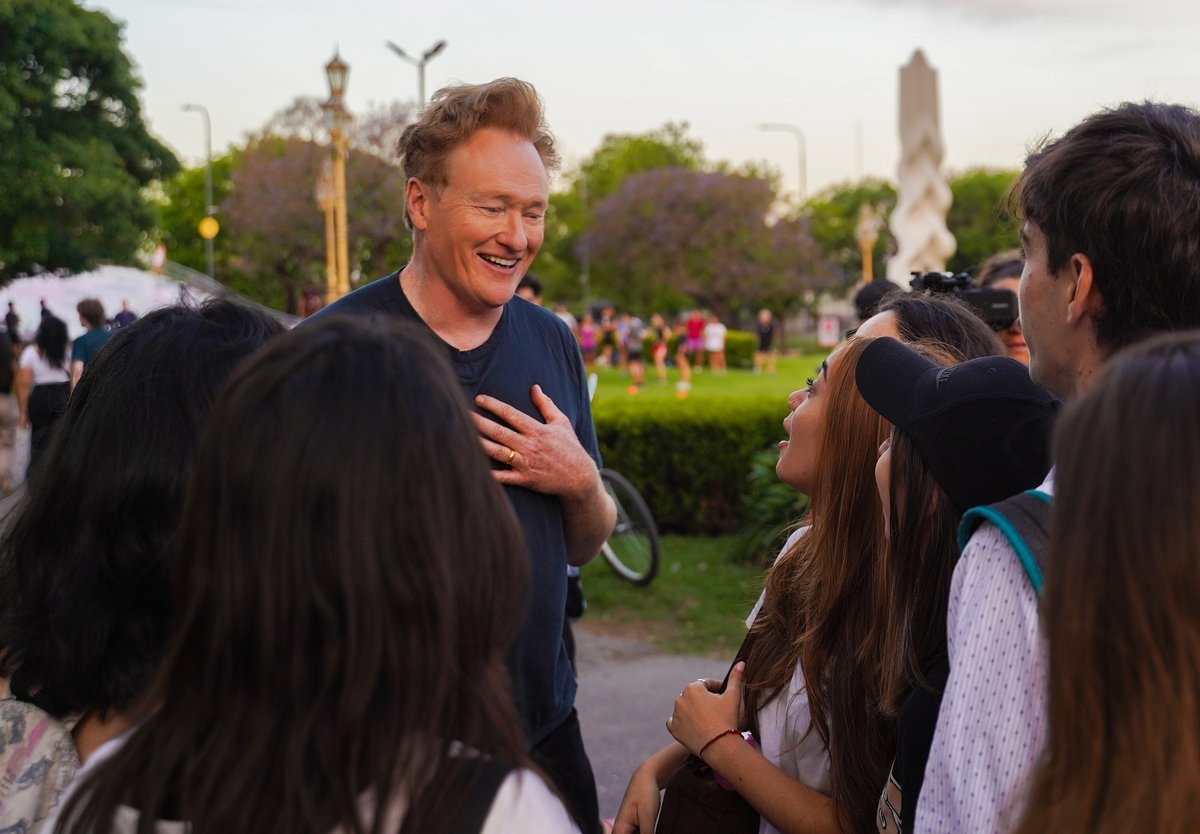 HBOCanada's tweet photo. Let the adventures begin. 

Stream #ConanOBrien Must Go now on Crave. https://t.co/RufGM72UY5