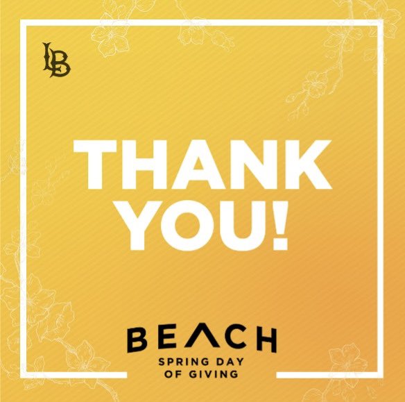 𝐓𝐡𝐚𝐧𝐤 𝐲𝐨𝐮! We are grateful for everyone who donated in this year’s BEACH Spring Day of Giving. Your gift is felt and will directly benefit our student-athletes. #SupportCSULB