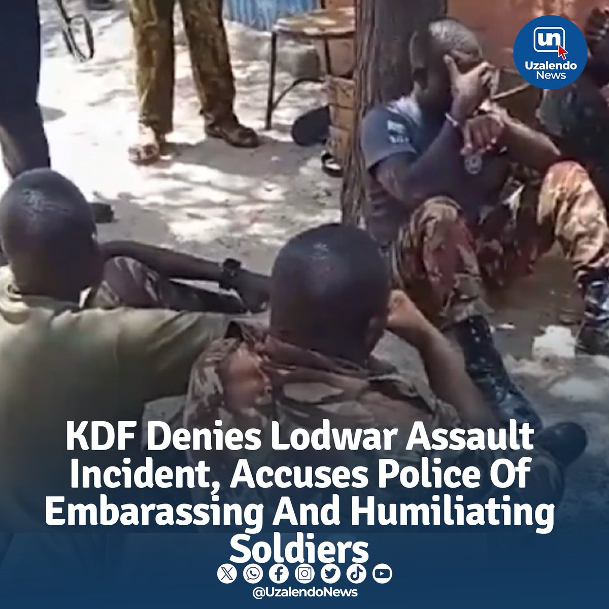 In a statement issued on Thursday, KDF dismissed the videos and photos capturing the incident, claiming that they were only meant to “embarrass, humiliate, and create alarm.”
Read more - uzalendonewske.blogspot.com/2024/04/kdf-ac…