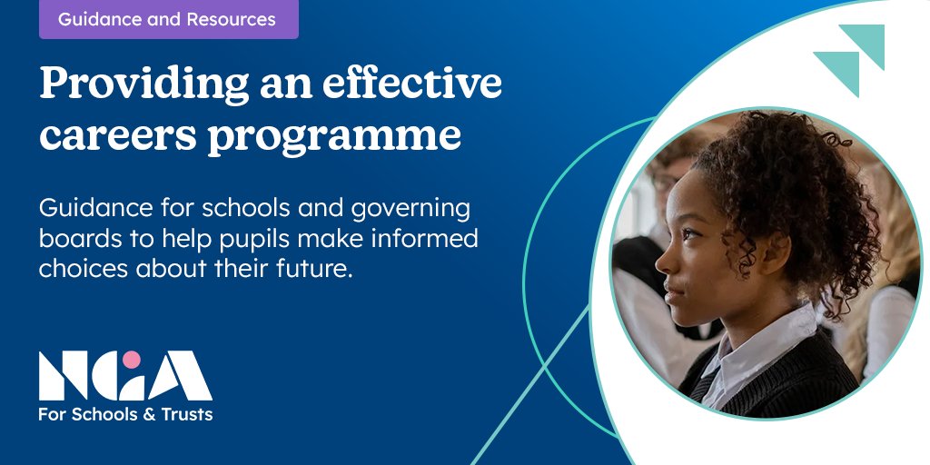 Check out our latest guidance for schools and boards to help young people make informed career choices. 🎓 Helping students navigate career choices can be tough, but our guidance is there to offer valuable support. Perfect for secondary Schools! nga.org.uk/knowledge-cent…