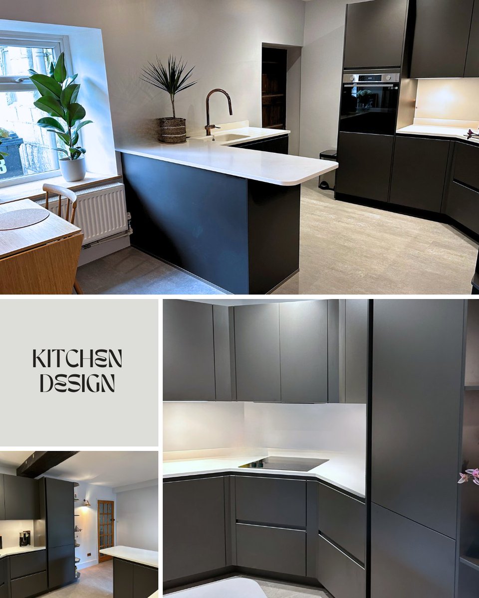 Our client wanted a sleek modern design for their kitchen so we recommend a handless kitchen in stratus grey pearl. They loved the results which not only achieved great function but added a seamless elegant look.
Another great design by Absolute Kitchens!

#kitchendesign