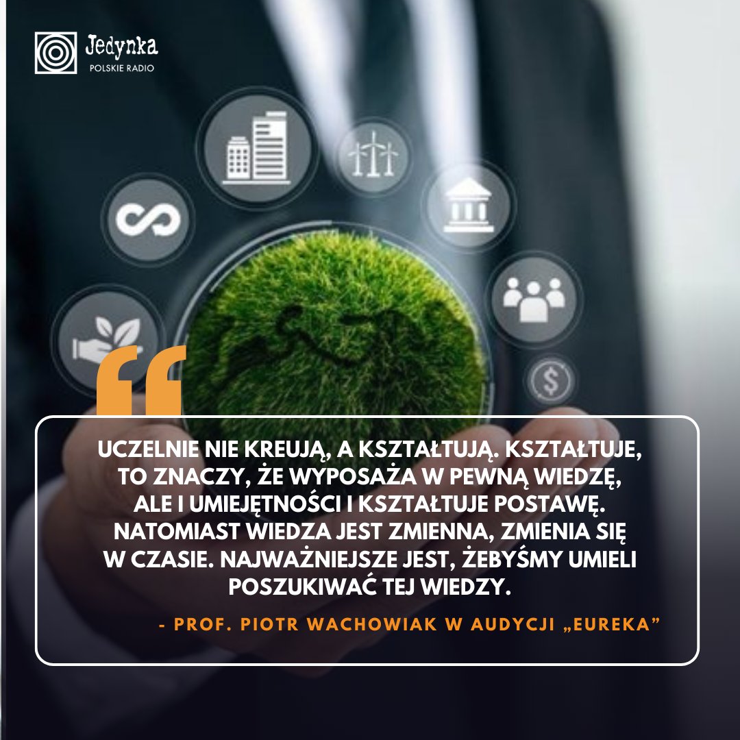 🔸 Czy uniwersytety powinny być odpowiedzialne społecznie i co to właściwie znaczy? I jakich liderów powinny kształcić polskie uczelnie? W #Eureka rozmawialiśmy z rektorem @SGHWarsaw prof. Piotrem Wachowiakiem. ℹ️ jedynka.polskieradio.pl/artykul/3365867