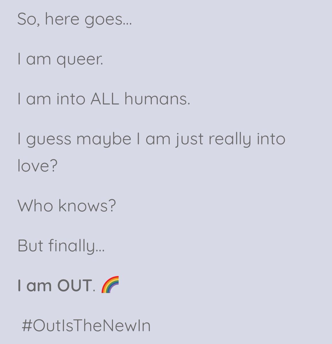 theveganearper's tweet photo. This feels appropriate for this weeks #DomIsTheBombThursday I believe ☺️ #OutIsTheNewIn 🏳️‍🌈🏳️‍⚧️ #LoveIsLove https://t.co/4oaFVKAmUL