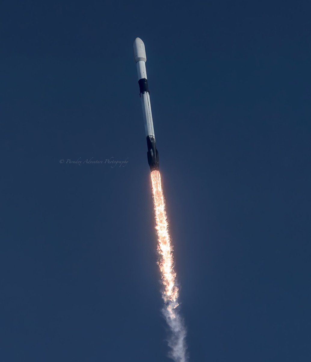 SpaceX Falcon 9 — 1.7 million pounds of thrust soars into the Florida sky yesterday afternoon!