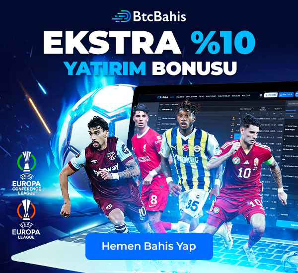 Btc_DigiMedia's tweet photo. Hey dostlar! ⚽️🎮

 Futbol heyecanını dorukta yaşamaya hazır mısınız? 

UEFA Avrupa Ligi ve UEFA Konferans Ligi maçlarında heyecanı katlayın ve ekstra %10 yatırım bonusunu yakalayın! 🌟 #BTCbahis ile hemen bahis yapın ve kazanmanın keyfini çıkarın !😍
Detaylar için link bio'da!👇 https://t.co/qwPCfG7lTf