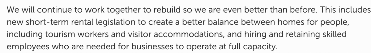 @lanapopham @ITBC_Corporate @TIABC_CA @bchotelassoc @HelloBC The irony that Hotels are complaining there is no where for their employees to stay. Hello? What business are you in. Provide them shelter. Shame on the @bcndp for siding w international corporate interests & ruining the financial well being of small LEGAL short term rental hosts