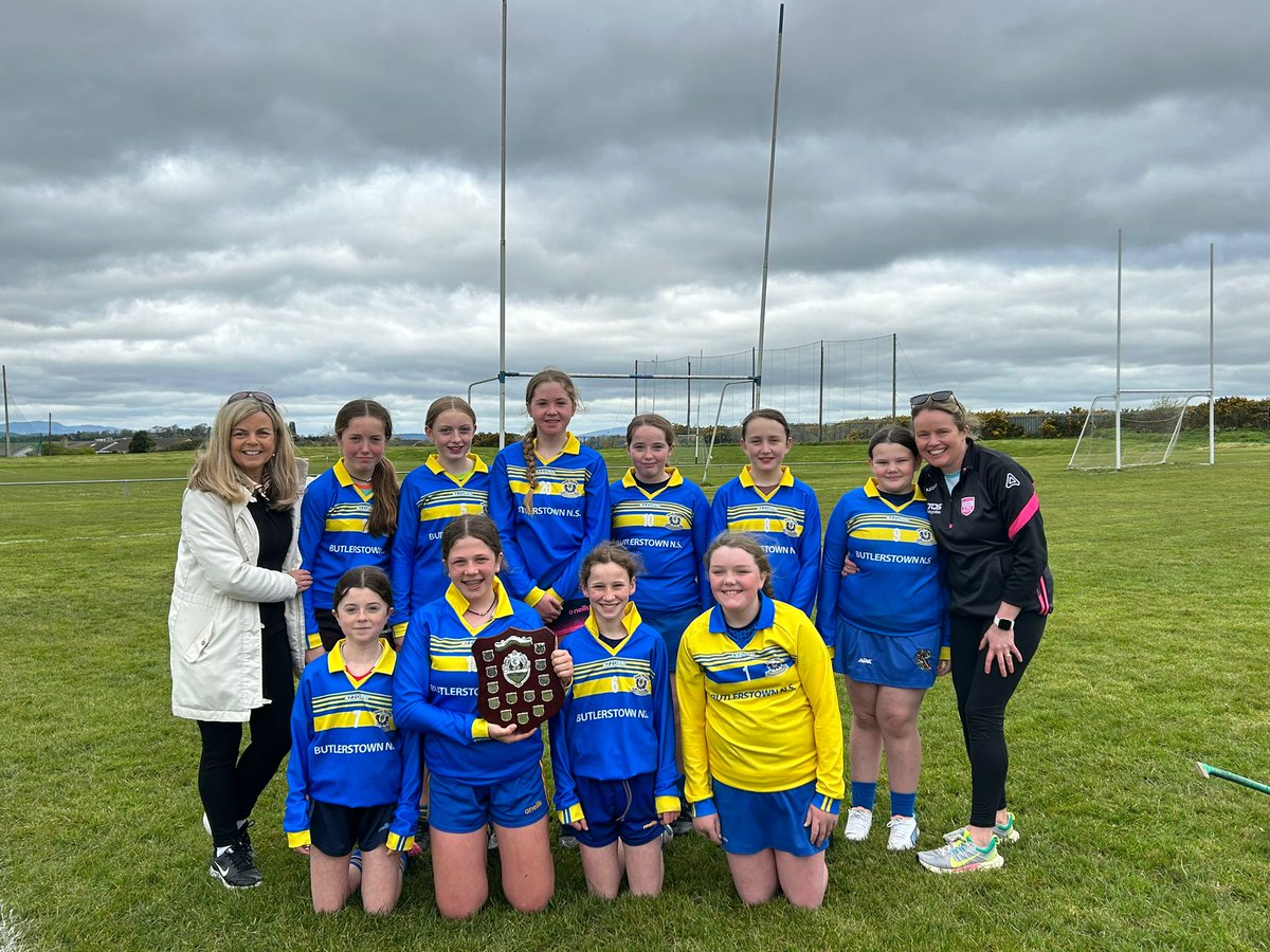 A truly historic day for Butlerstown NS camogie who won today's Mini 7sCOUNTY FINAL.Thanks to all our squad, school coaches, organisers, supporters and friends for all your kind wishes! (More photos of the entire squad to follow!)@ButlerstownGAA @ButlerstownC @CnamB_Waterford