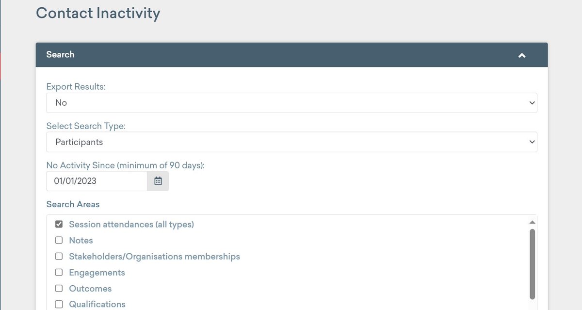 Happy Friday! Time for a Views top tip of the Month The Contact Inactivity tool enables you to bulk archive, anonymise or delete contact records that have been inactive for a selected period. This is a great way to quickly find any dormant accounts that can removed from Views