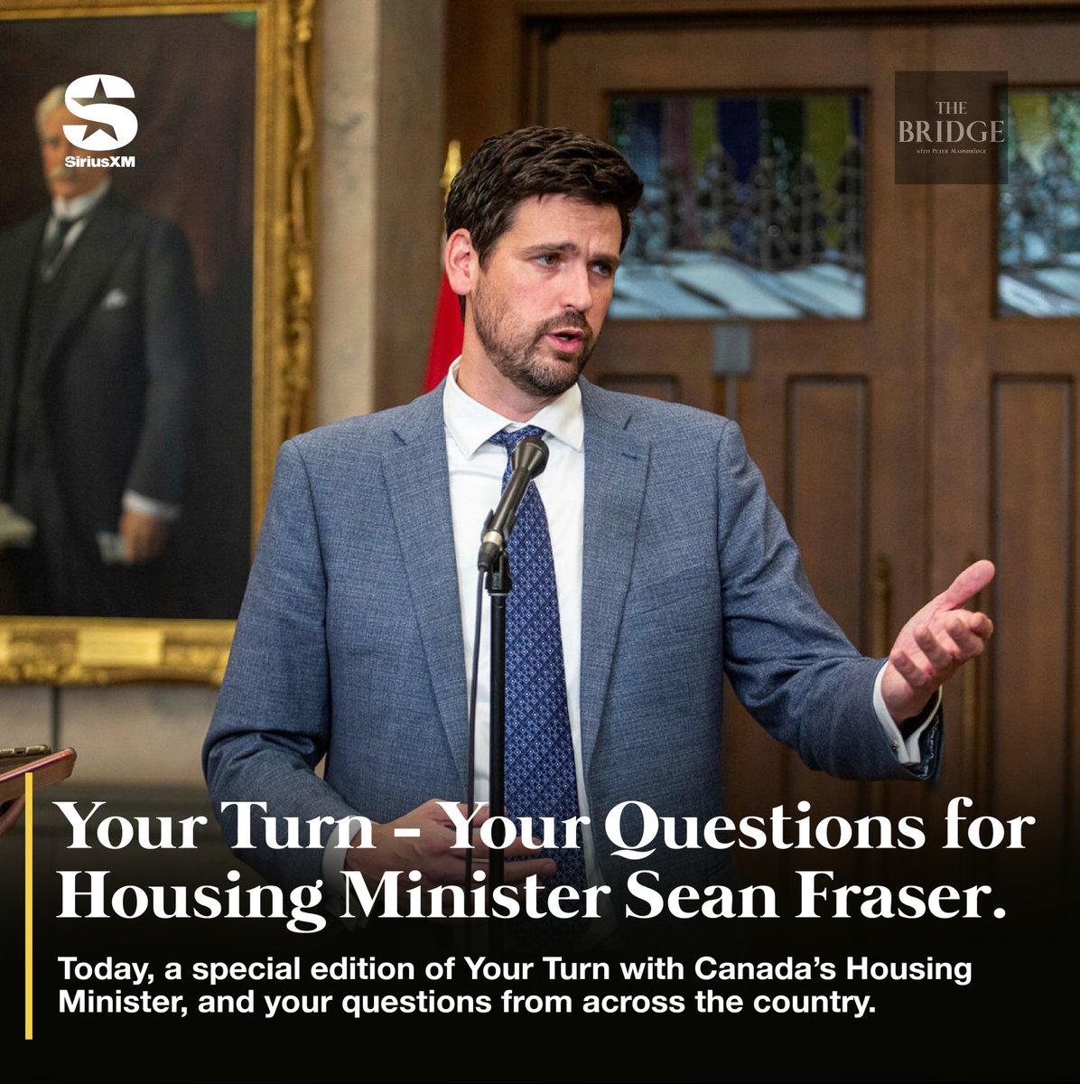 You wanted to ask questions of the Housing Minister @SeanFraserMP - he agreed and you delivered. Dozens and dozens of questions poured in about immigration, affordability, mortgages, construction and a lot more. Noon EST on @CanadaTalks167, and podcast platforms.