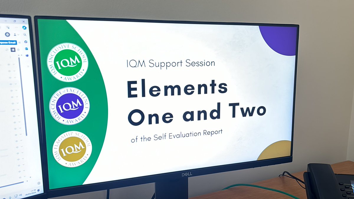 We are about to go @iqmaward LIVE! 

40+ Schools from Luton, Devon, Leicestershire, Lambeth, Newmarket, Liverpool, Nottinghamshire, Barnet & Jersey are joining us today on our webinar. 🙌 #iqmfamily #inclusion #schoolimprovement #culture