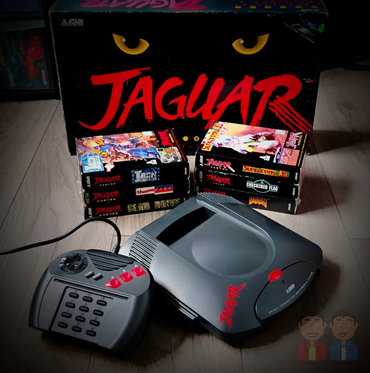 This #Thursday we feature #Atari's last hurrah in the console business, with its '64-bit' #Jaguar! Though Powerful, hardware was often underutilised & it sadly failed to capture the gaming public Any love? #GamersUnite #RETROGAMING #retrogamer #retrogames #Retro