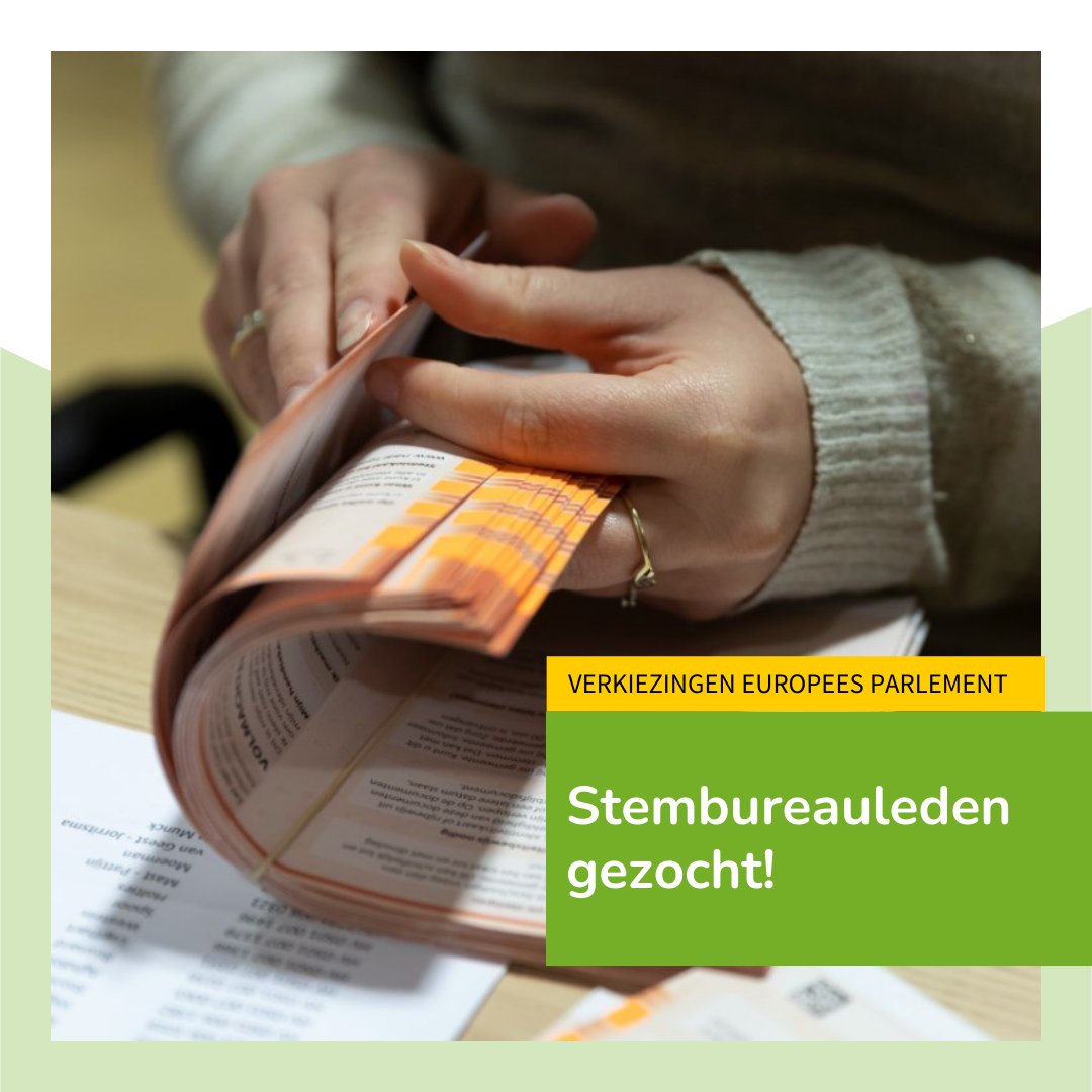 Wij zoeken nog een paar stembureauleden voor de verkiezingen op donderdag 6 juni. Iets voor u? Ga voor meer informatie en aanmelden naar: opsterland.nl/stembureaulede…
#opsterlandstemt #elkestemtelt #verkiezingen #europeesparlement