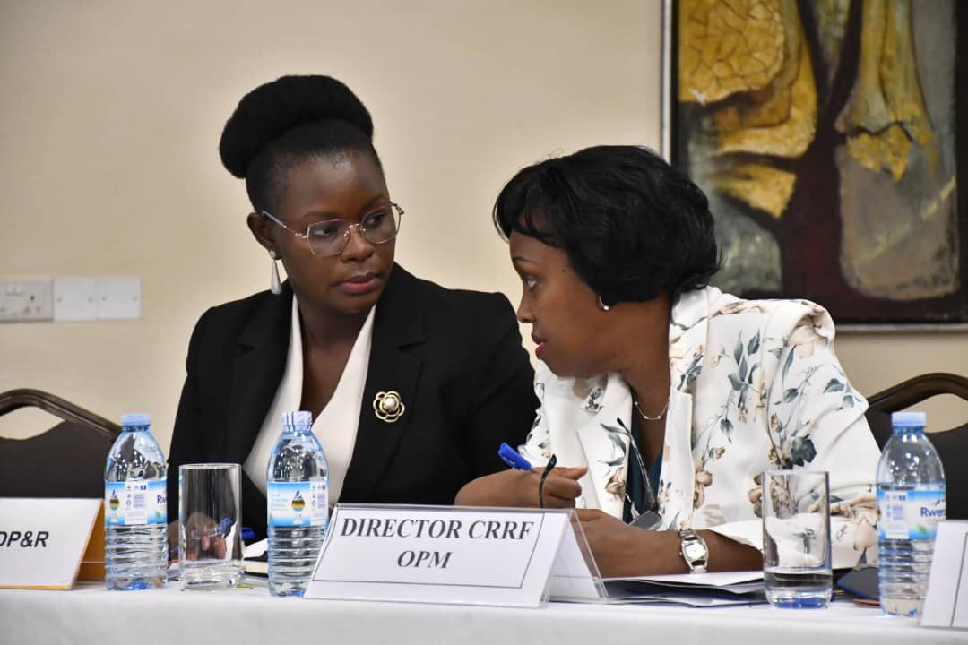 UNHCRuganda's tweet photo. Members of the Comprehensive Refugee Response Framework (CRRF) Steering Group convened for their 21st session, led by the Minister for Disaster and Refugees @eng_onek https://t.co/EDfBTYmSwe