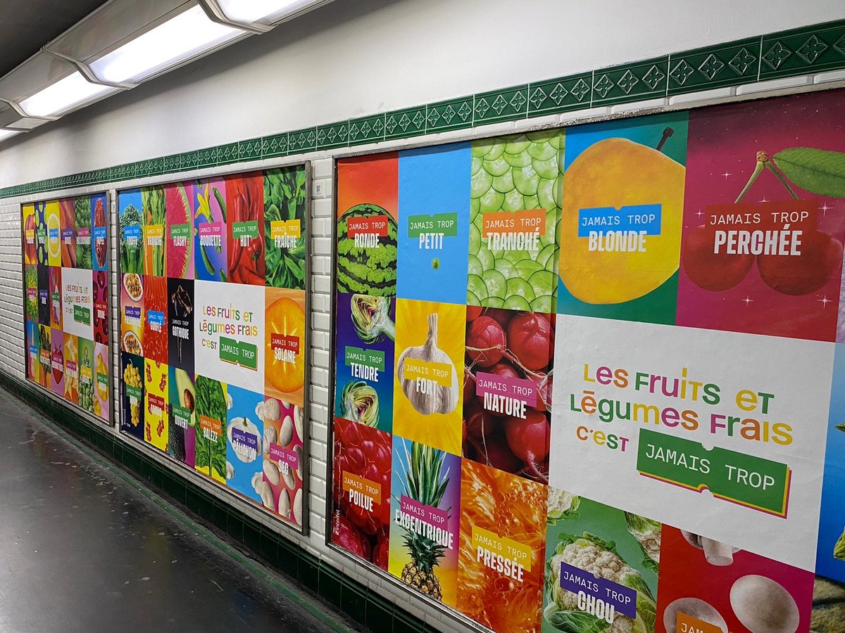 [#Campagne] JAMAIS TROP MIXTE !🍐🥕  
Depuis le 1er avril, la nouvelle campagne #Interfel bat son plein, avec des actions dans plusieurs villes de France, un affichage national, diffusion en📺, RS...
➡️Toutes les infos sur ce temps fort :   lesfruitsetlegumesfrais.com/jamais-trop