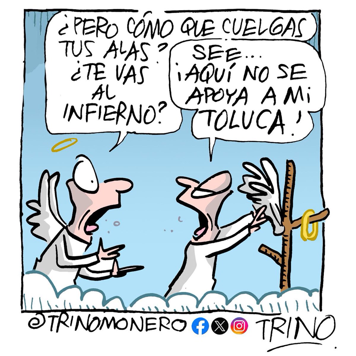 trinomonero's tweet photo. El cartón deportivo publicado en el diario @estoenlinea #trinomonero https://t.co/0Py0jaFAKy