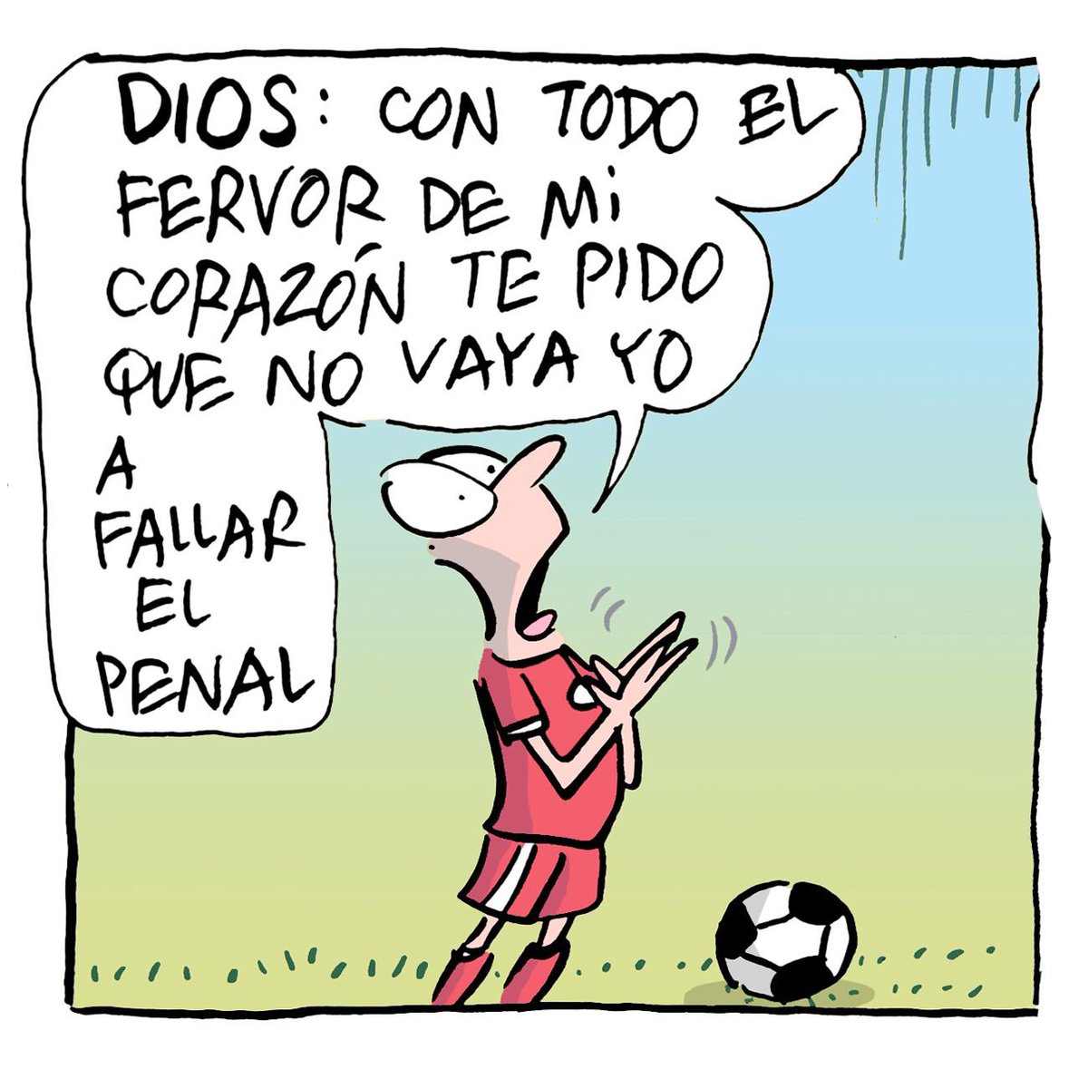 trinomonero's tweet photo. El cartón deportivo publicado en el diario @estoenlinea #trinomonero https://t.co/0Py0jaFAKy