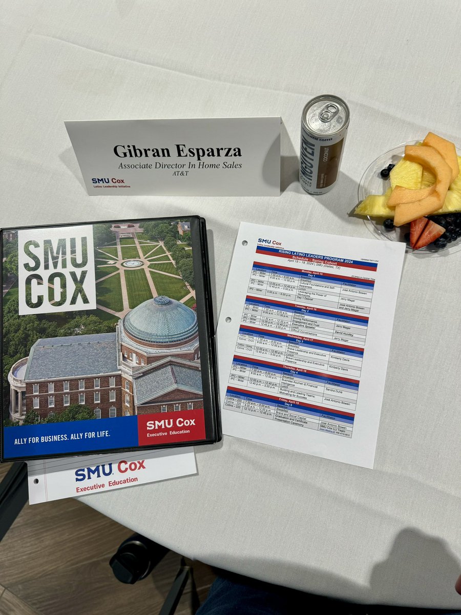 ATTGibran's tweet photo. Day Four of the Rising Latino Leadership Initiative at @SMU @SMUCox https://t.co/NYWVQgk7OA