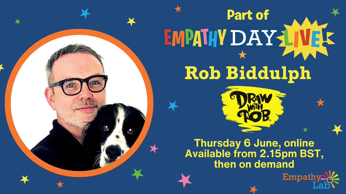 @homeofpolar @MacmillanKidsUK @EarlyTrain @OtterBarryBooks Last but definitely not least - round out #EmpathyDay with @RobBiddulph!

He'll be leading an EXCLUSIVE Empathy Day Live! episode of #DrawWithRob 🎨🖌️

Perfect for Primary-aged children. Learn how to draw a Karma Llama 🦙

@HarperCollinsCh

empathylab.uk/empathy-day