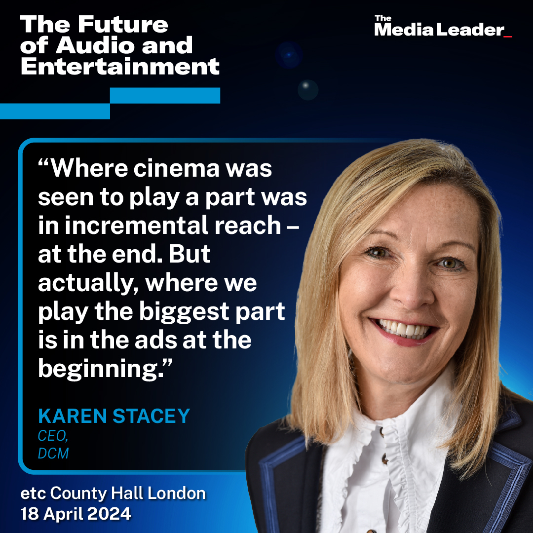 Today at #FOAE Karen Stacey discussed how cinema is winning the attention battle, and digs into some of the impressive stats that most buyers and planners should be aware of.