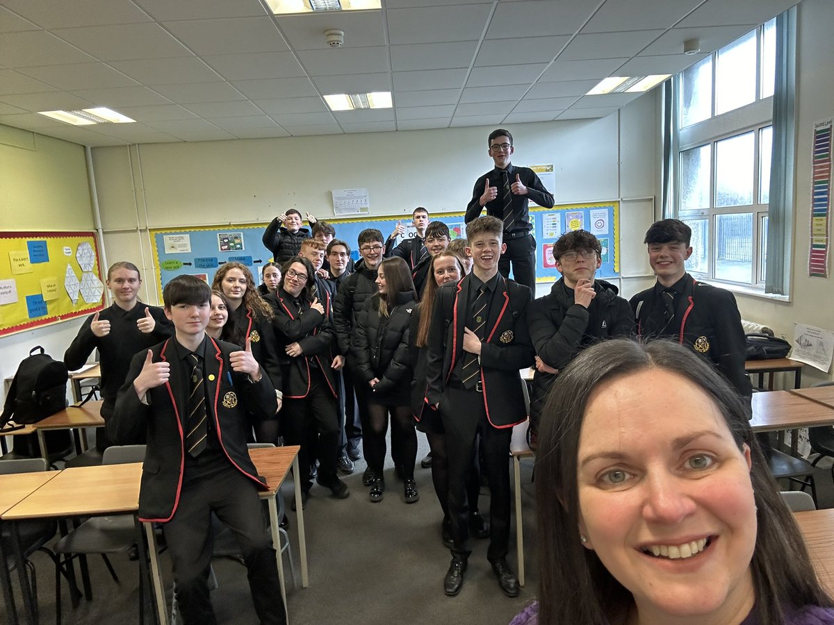 Will miss you all.  Good luck on the 13th May @KilsythAcademy  #mathsisfun #highermaths