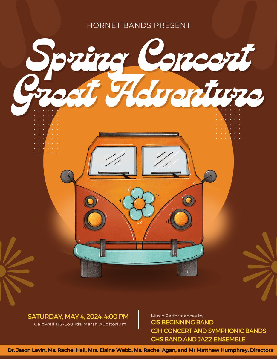 caldwellband979's tweet photo. Save the date!! Our Spring Concert is coming up May 4th!! https://t.co/kQvvCgCAvO