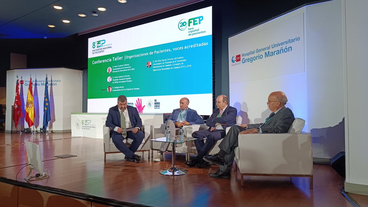 fep_pacientes's tweet photo. 🟢 Última Conferencia Taller en el 8° #ENPacientes24 "Organizaciones de pacientes, voces acreditadas"
¡No te la pierdas!
🔴 Sigue en directo el 8° #ENPacientes24
https://t.co/GX0BxLB2op https://t.co/67pTf0eufK