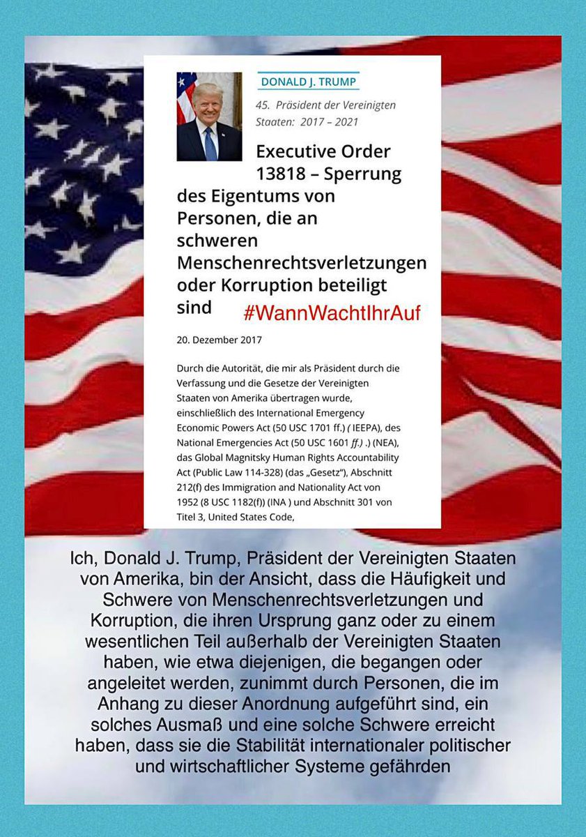 Message from S.H.A.E.F.
🇺🇸🇷🇺
Major Jansen/ Capt. Andra 

Zur Erinnerung ‼️

DONALD J. TRUMP
45. Präsident der Vereinigten Staaten: 2017 - 2021

20. Dezember 2017

#UnitedStatesSpaceForce 
#SHAEF
#MajorThorstenJansen
#WannWachtIhrAuf

t.me/MajorThorstenJ…