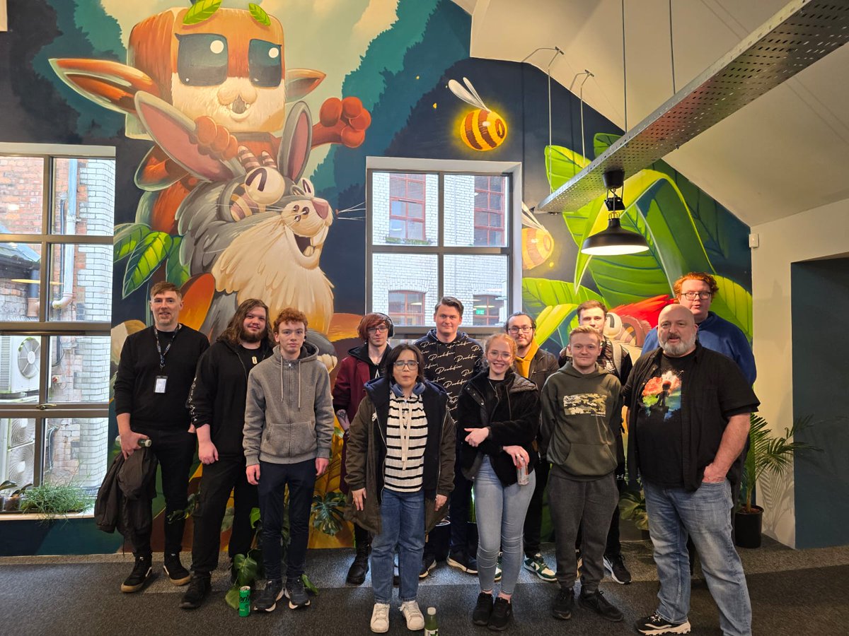 Some of our BSc Games Design & Development students had an absolutely fantastic trip to Hypixel Studios in Derry/Londonderry today! 🎮✨