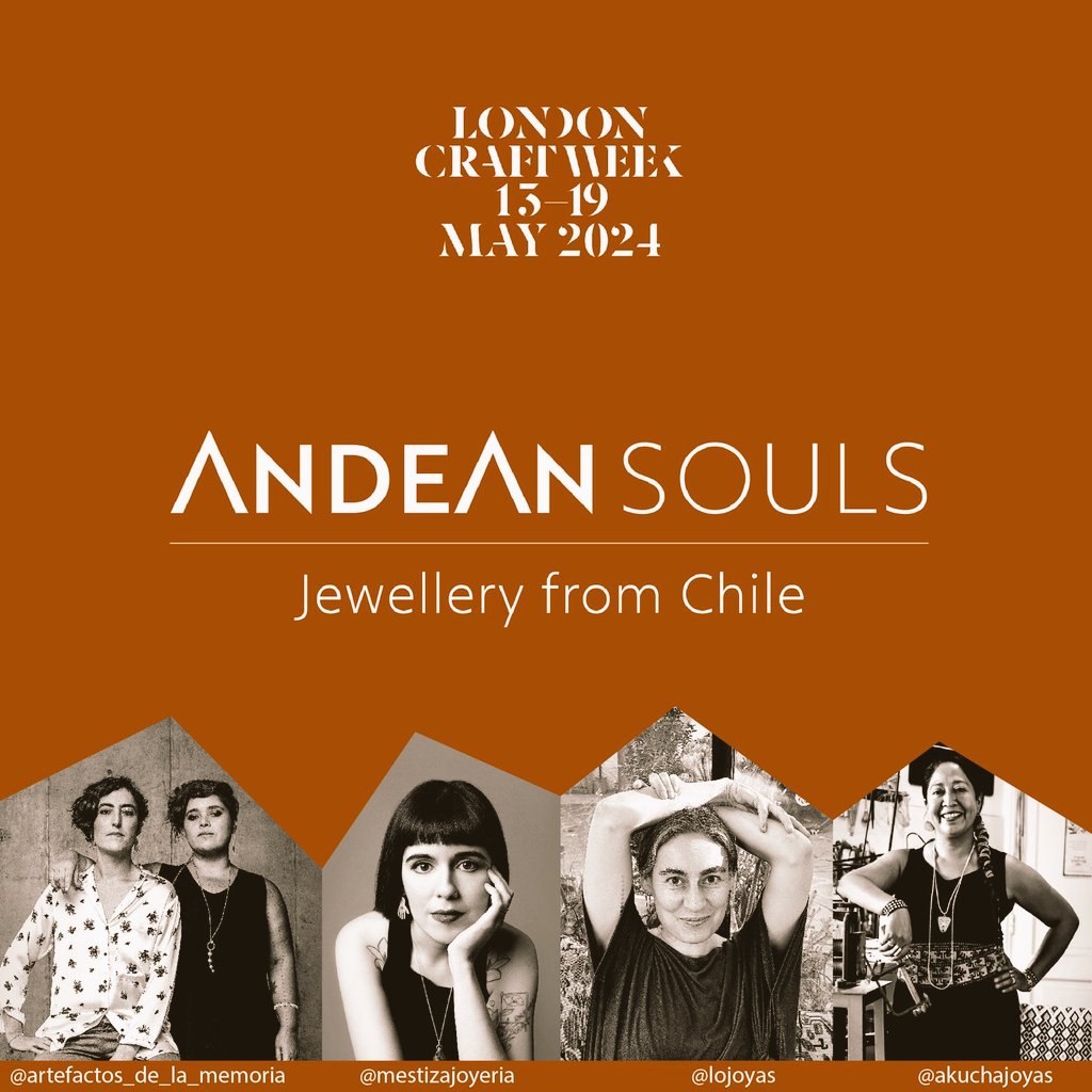 AkuchaPlateria's tweet photo. Pronto! #AndeanSouls #jewelleryfromChile #in @Londoncraftweek
#Gallery #GillWingJewellry #Islington #Londres
#AkuchaJoyas #CelestePainepan
#Akucha #Joyas #Mapuche
💙 https://t.co/ZYpnlusXmZ