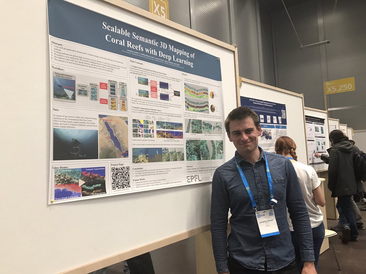 Interested in coral mapping? In discovering why corals are heat resistant in the Red Sea? Please come to Our poster at #EGU2024 , X5.242 With @josauder we will show you our research on Ai 🤖 and corals 🪸
