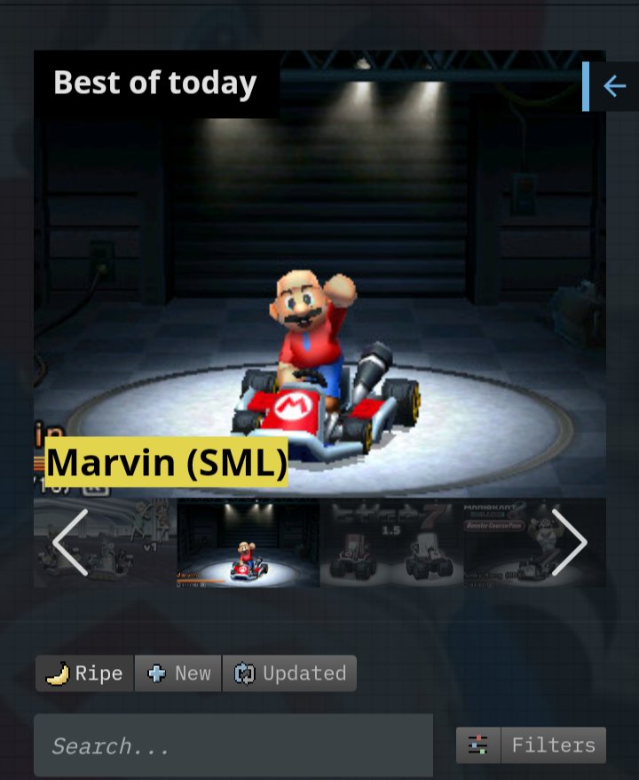 no fucking way they added marvin sml to mario kart 7😭😭😭😭