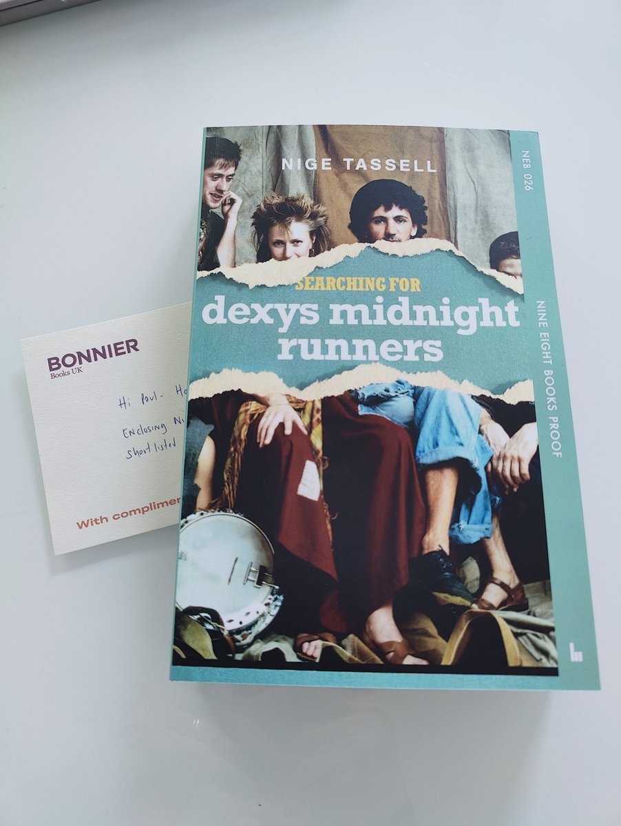 There doesn't seem to be enough time to keep up with all the great titles @nineeightbooks are putting out these days! Thanks to @PeteSelby1 for this early look at Nige Tassell's 'Searching For Dexys Midnight Runners'. It's out in June 👍🎵