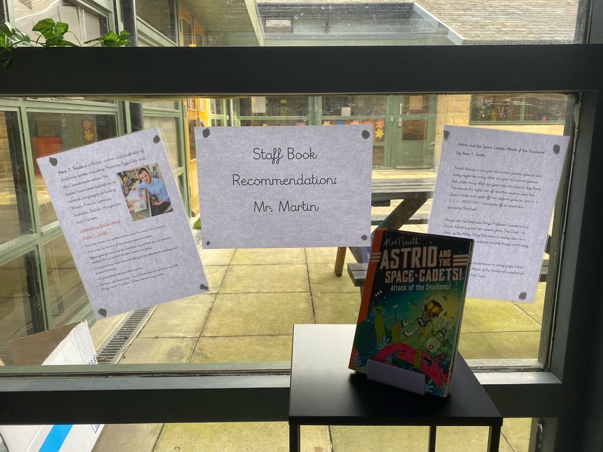 MeanwoodCe's tweet photo. πDive into 'Astrid and The Space Cadets' by @Alex_T_Smith, a stellar adventure recommended by Mr. Martin! Join Astrid and her crew for a cosmic journey filled with humour and heart. Perfect for young explorers! Blast off into reading today! π #StaffPick #PrimaryReads https://t.co/tRZx6aRaWZ
