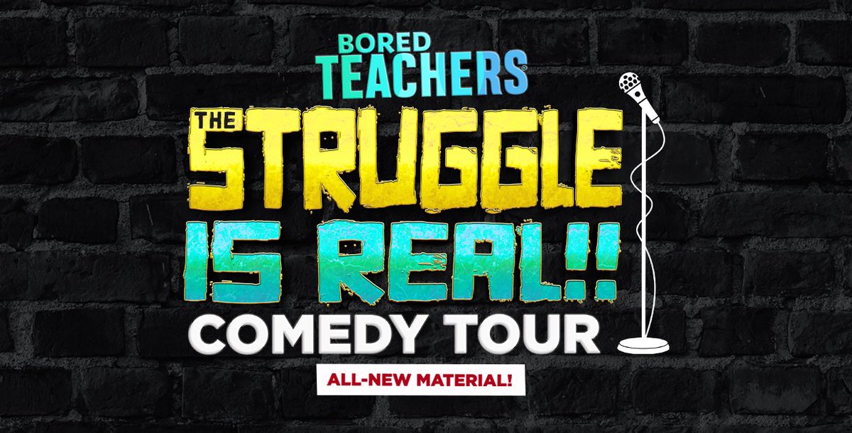 Just Announced! Bored Teachers: The Struggle Is Real! Comedy Tour returns to Providence Oct 10! Tickets on sale soon! thevetsri.com/events/detail/…