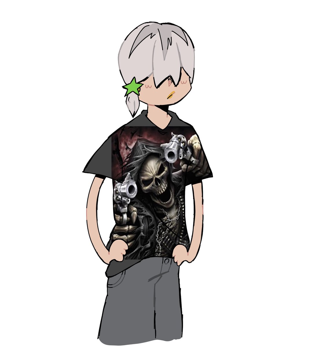 jodio with awesome epic skeleton tshirt do you guys understand me