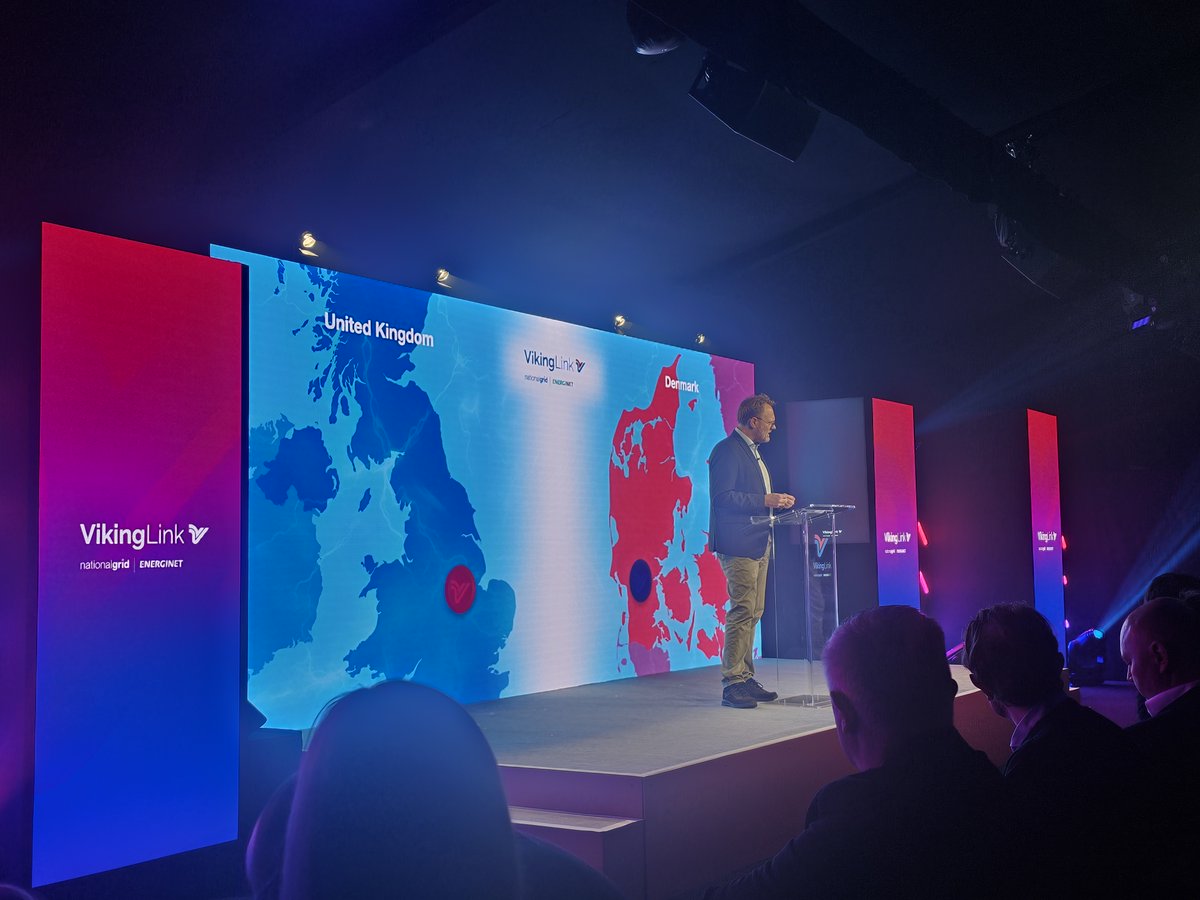 denmarkinuk's tweet image. 🌍 Today, the Viking Link interconnector between Denmark and the UK was officially launched, marking a historic milestone of collaboration and innovation! 🌍 #VikingLink #interconnected #UKEU @EnerginetDK @nationalgriduk @DKAmbUK
