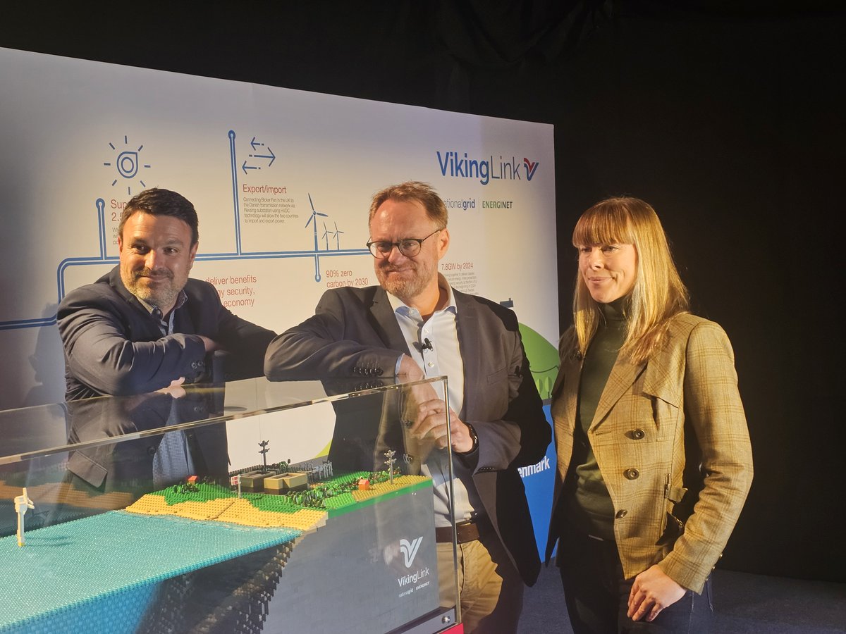 denmarkinuk's tweet image. 🌍 Today, the Viking Link interconnector between Denmark and the UK was officially launched, marking a historic milestone of collaboration and innovation! 🌍 #VikingLink #interconnected #UKEU @EnerginetDK @nationalgriduk @DKAmbUK