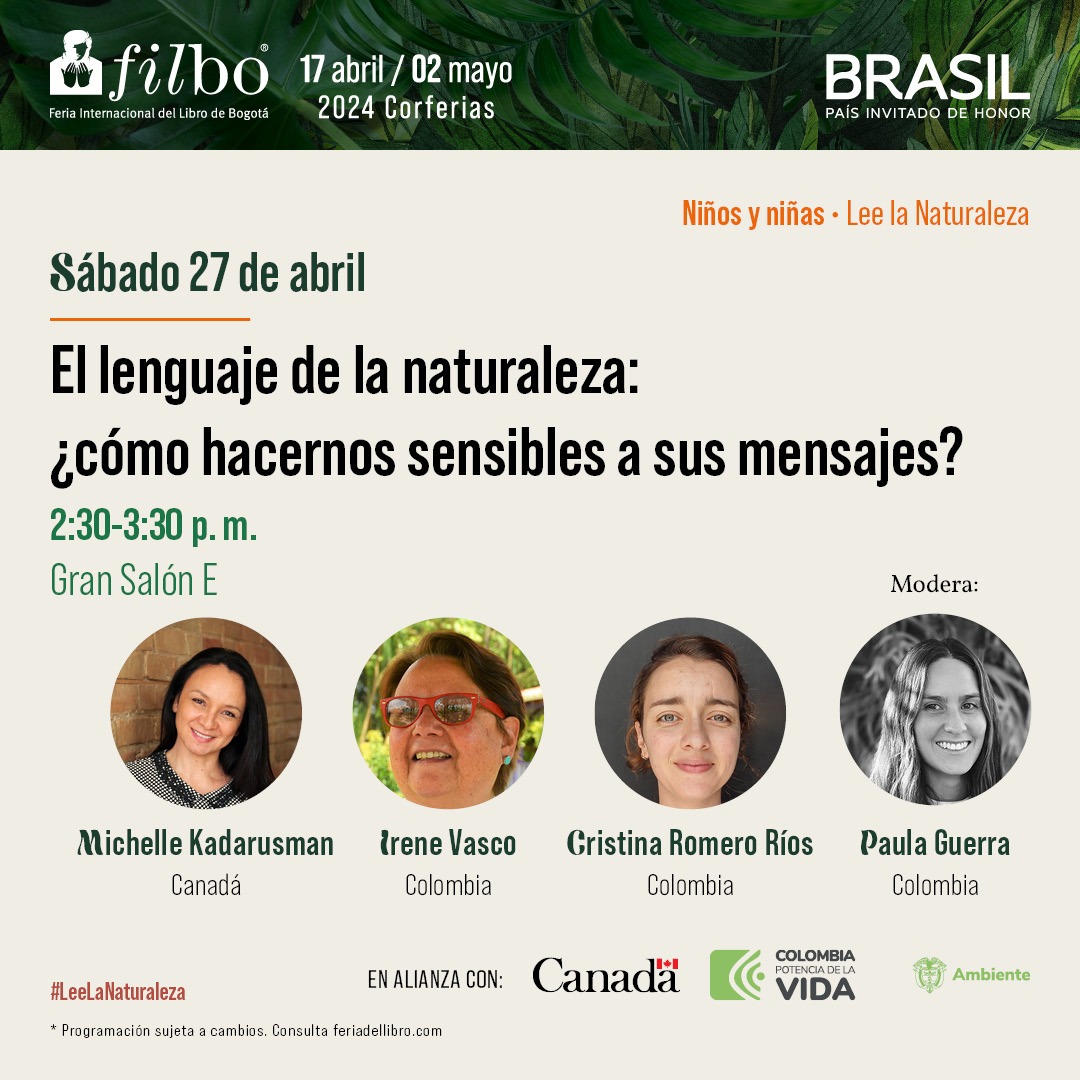 The #FILBo2024 is already here!🤩 Don't miss Canada's 🇨🇦 participation in the most important literary and publishing event of #Colombia: ✔️Talks on study opportunities ✔️Guest authors and children's literature ✔️Canadian books and translation incentives #LeeLaNaturaleza