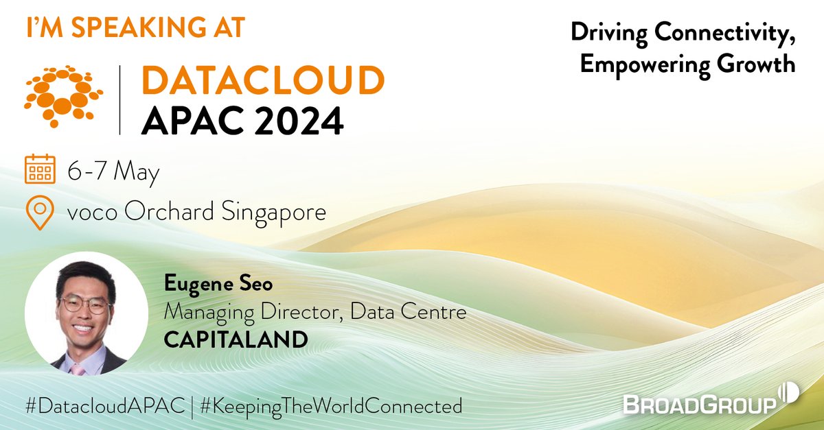 BroadGroup_Intl's tweet image. 🎤 We are pleased to introduce Eugene Seo as a speaker at #DatacloudAPAC2024! 

💡 Hear from Eugene and many other industry leaders at #DatacloudAPAC, taking place between 6-7 May. 

Register here: events.broad-group.com/event/1132d75b…