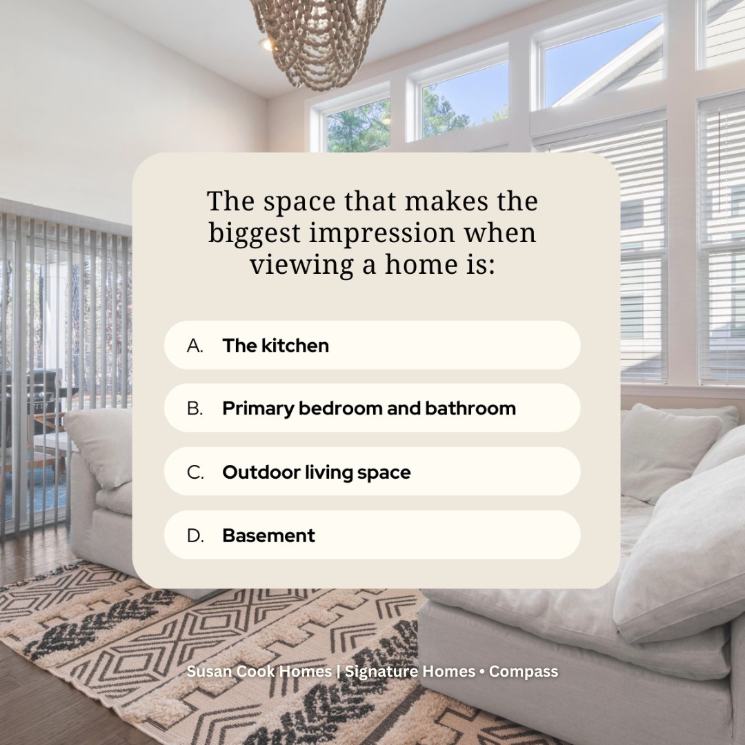 susanhcook's tweet image. First impressions are everything when viewing a home.  🏡

Which room catches your eye when you begin house hunting?
𝓢
𝓢
𝓢
#susancookhomes #signaturehomescompass #compasschicago #realestate #househunting #home #firstimpression #homebuyers #rooms #homesearch #dreamhome #realty
