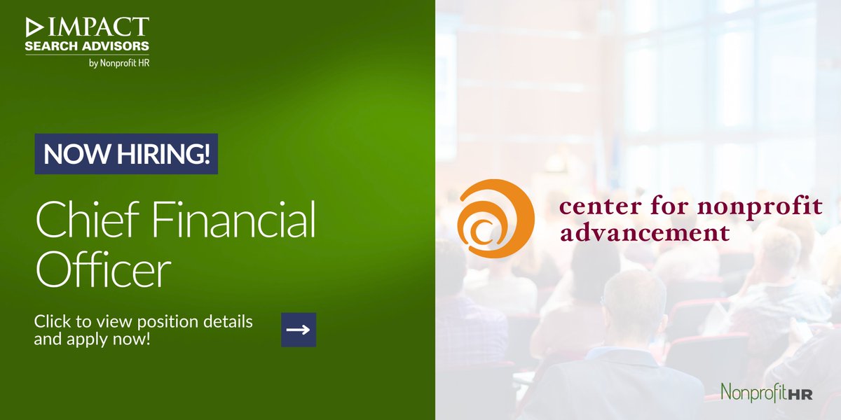 Are you a finance leader ready to make a difference? Join The Center for Nonprofit Advancement as Chief Financial Officer. Drive financial strategies, ensure compliance, and support their network of nonprofits. Apply now! ow.ly/pw7c50Rgzij
#NonprofitJobs #CFO #NowHiring