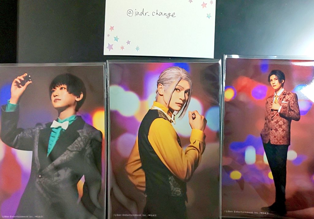 indr_change's tweet photo. 【交換】エーステ 冬単2024 ランブロ ブロマイド ツーショット 劇中ショット

【譲】
2ショ：紬&amp;丞、紬&amp;誉、丞&amp;ガイ、密&amp;東
剣死：丞、密
リスゲ：紬、東、ガイ

【求】
2ショ：紬&amp;東、丞&amp;密、丞&amp;誉、丞&amp;東、各1（コンプ目的）、紬&amp;ガイ複数

郵送交換です。お気軽にお声がけください！ https://t.co/sFRXt4GuW6