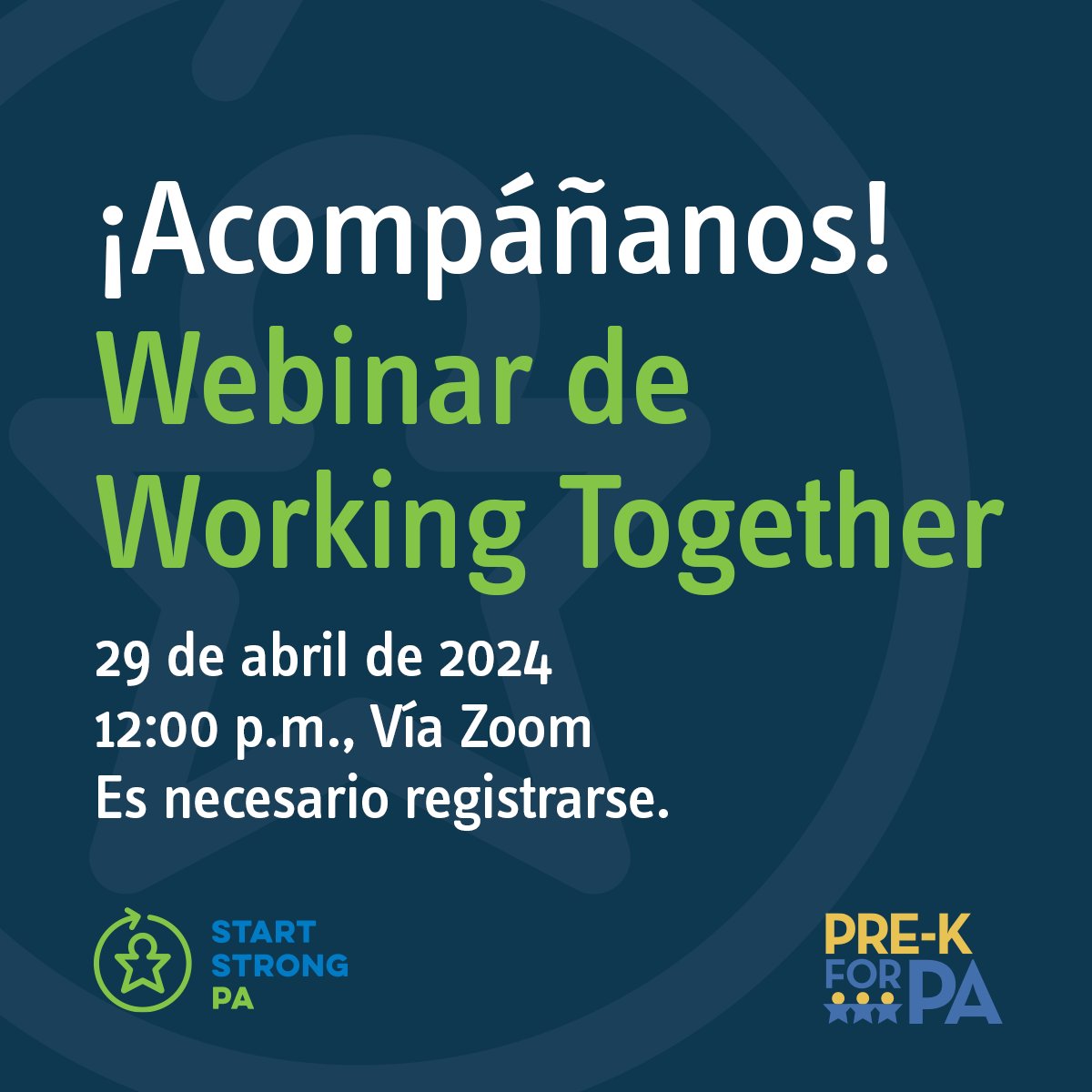 Register Today for the Working Together Webinar on Monday, 04/29! 👏 Register here: ow.ly/QI3f50RhvXw